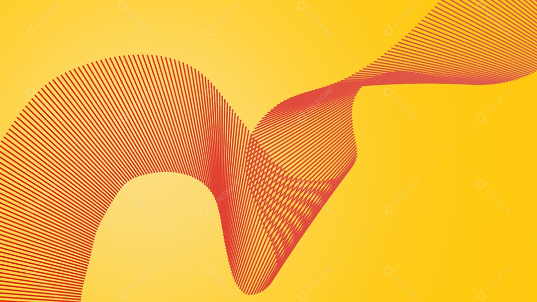 Background formas amarela e laranja Gradiente