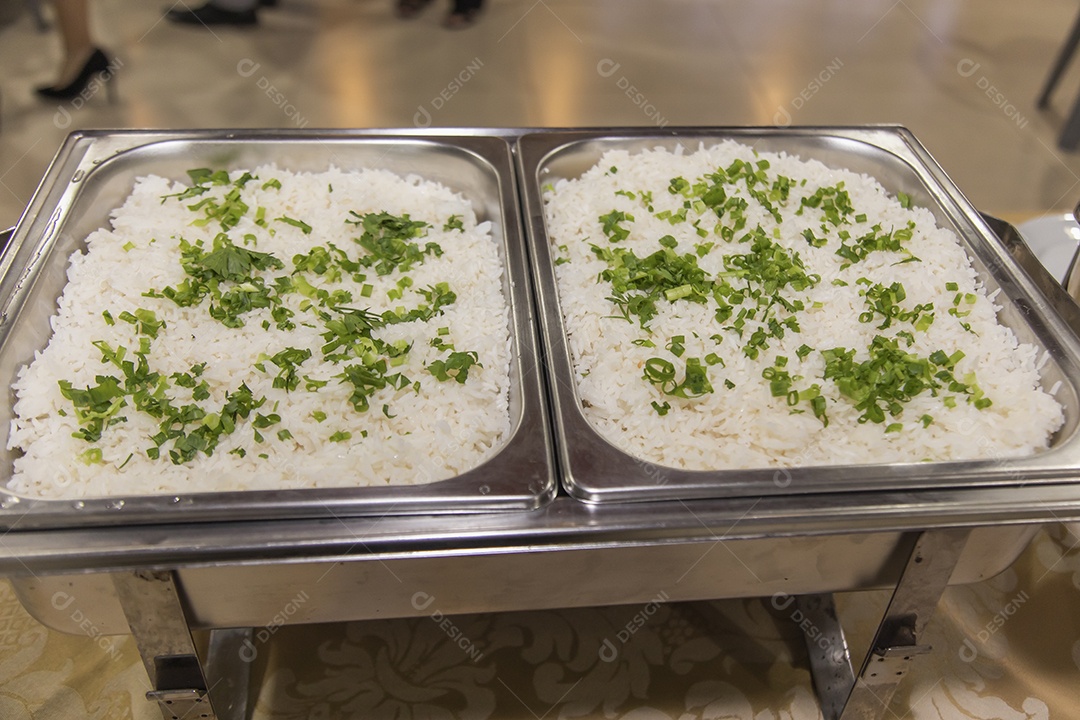 Buffet de restaurante comida