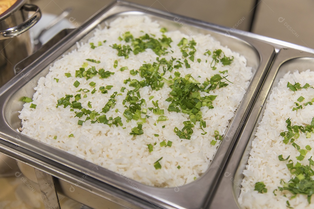 Buffet de restaurante comida