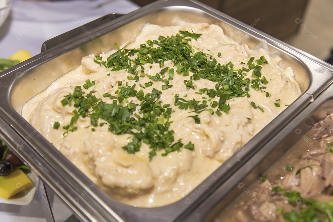 Buffet de restaurante comida