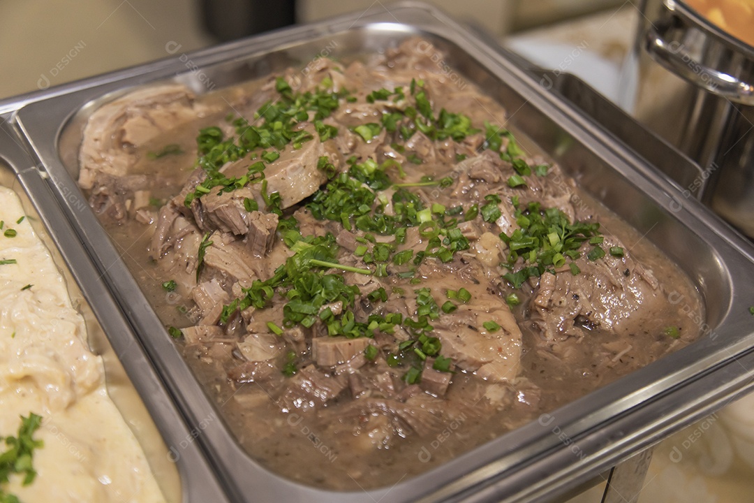 Buffet de restaurante comida