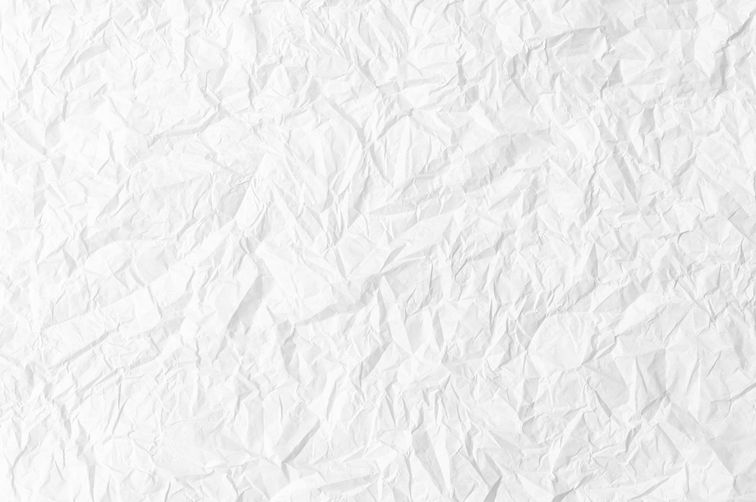 Papel de estêncil branco enrugado ou amassado é usado para textura de fundo.