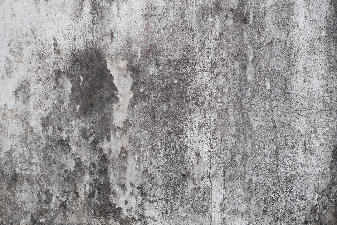 Piso de concreto antigo na cor preto e branco, cimento, quebrado, sujo, textura de fundo
