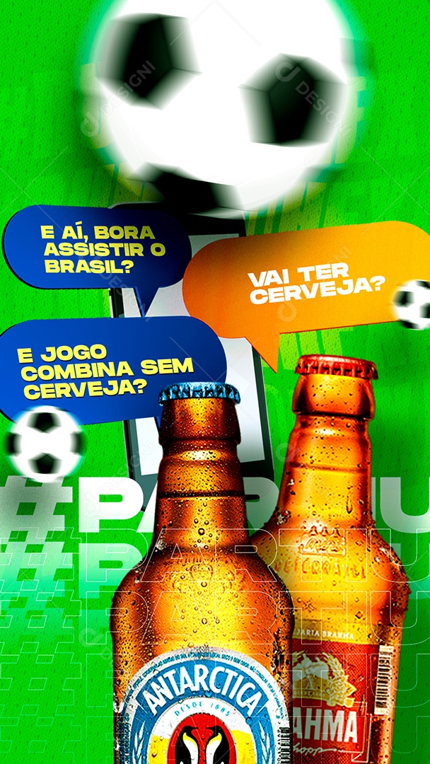 Story E Jogo Combina Sem Cerveja Cervejaria Copa Mundo Social Media PSD Editável