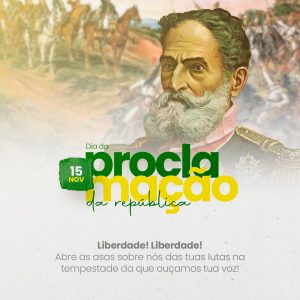 Dia da Proclamação da República 15 de Novembro Social Media PSD Editável