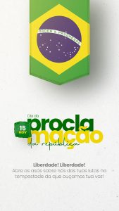 Story Dia da Proclamação da República 15 de Novembro Social Media PSD Editável