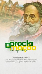 Story Dia da Proclamação da República 15 de Novembro Social Media PSD Editável