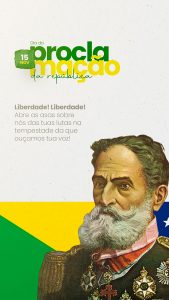 Story Dia da Proclamação da República 15 de Novembro Social Media PSD Editável