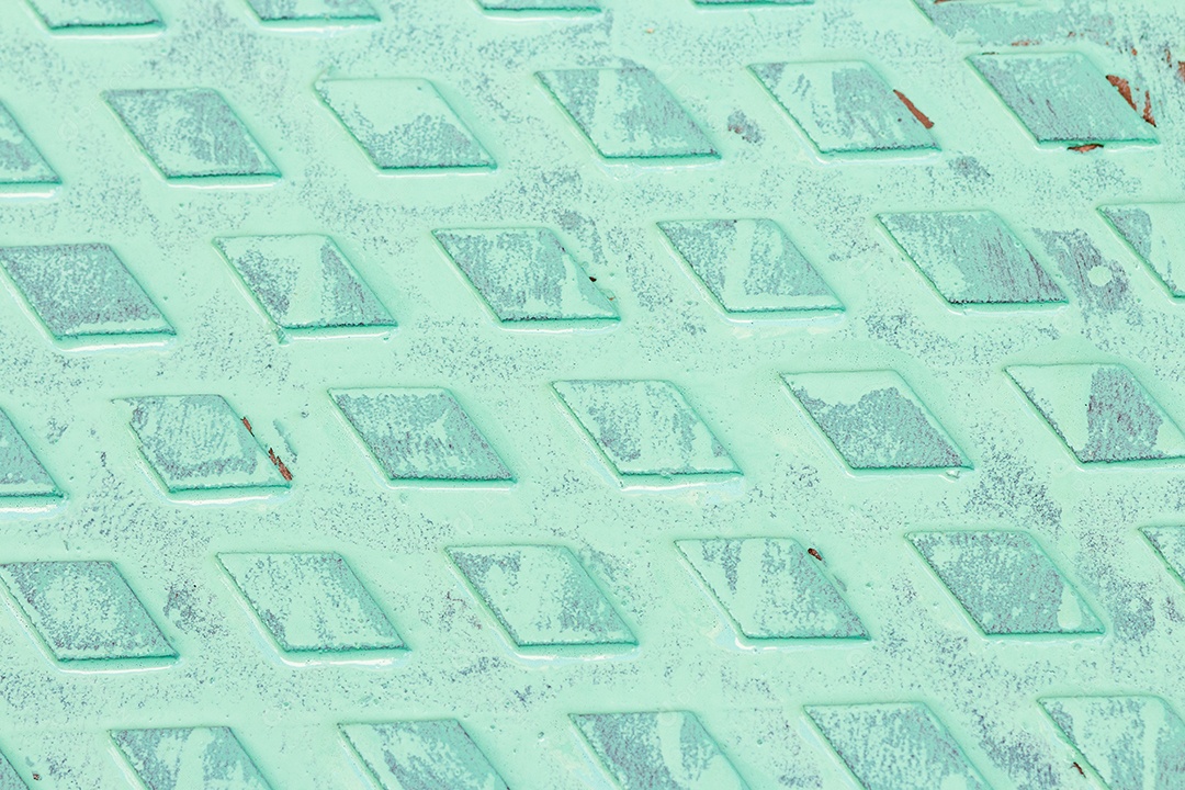 Pintura de rua típica da copa do mundo nas ruas do Rio de Janeiro.