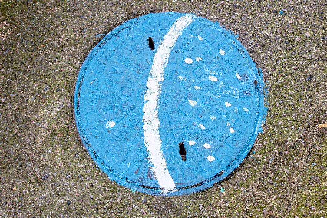 Pintura de rua típica da copa do mundo nas ruas do Rio de Janeiro.