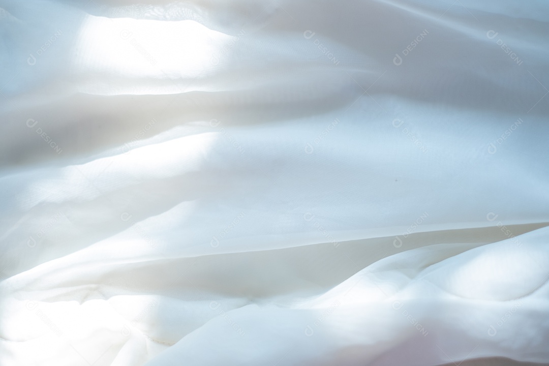 textura de gradiente de roupa de cama branca estilo de curva turva de tecido de luxo abstrato, roupa de cama enrugada e sombras cinza escuras, plano de fundo