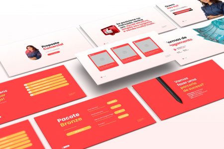 Apresentação Comercial Completa Para Social Media PSD Editável