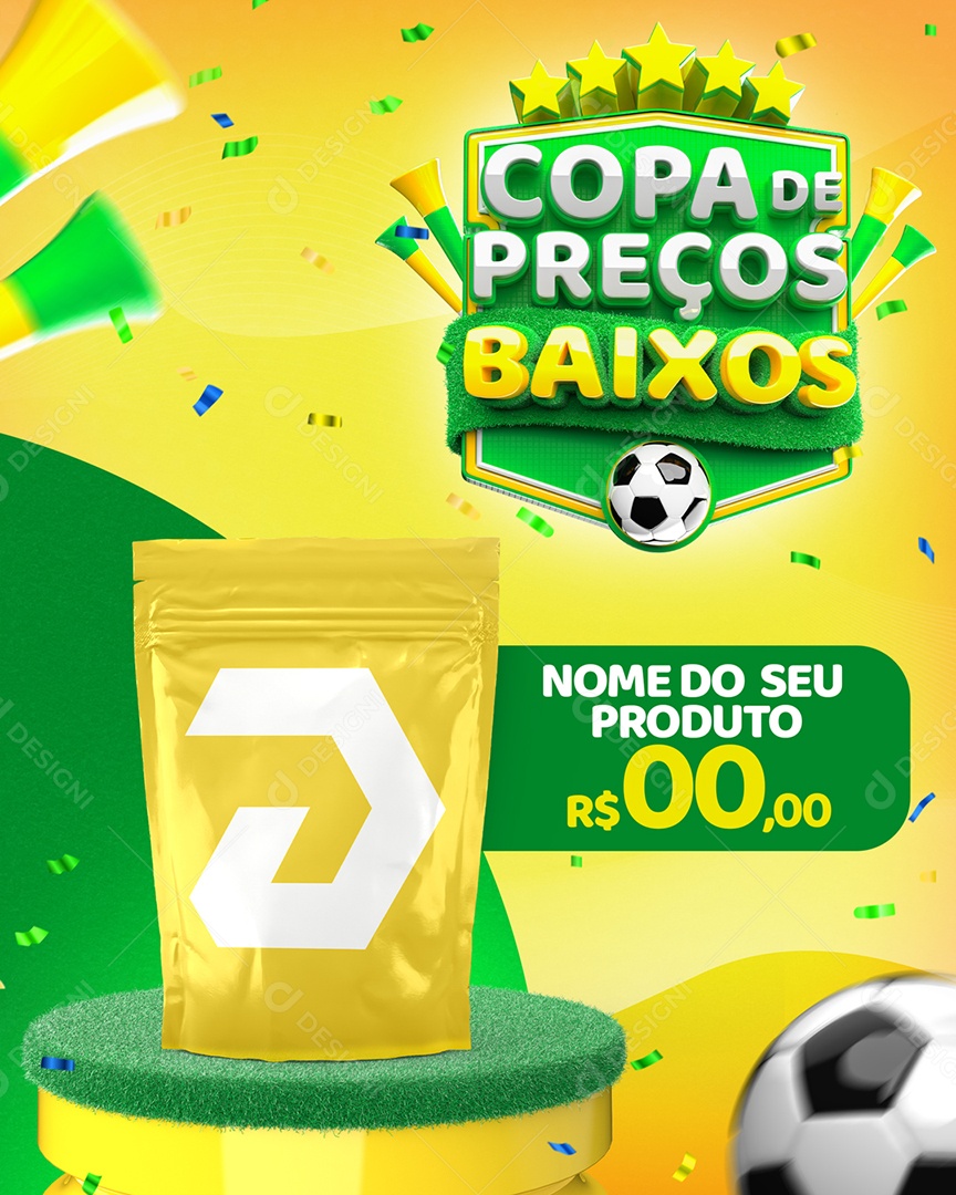 Selo 3D Natal Premiado Para Composição PSD