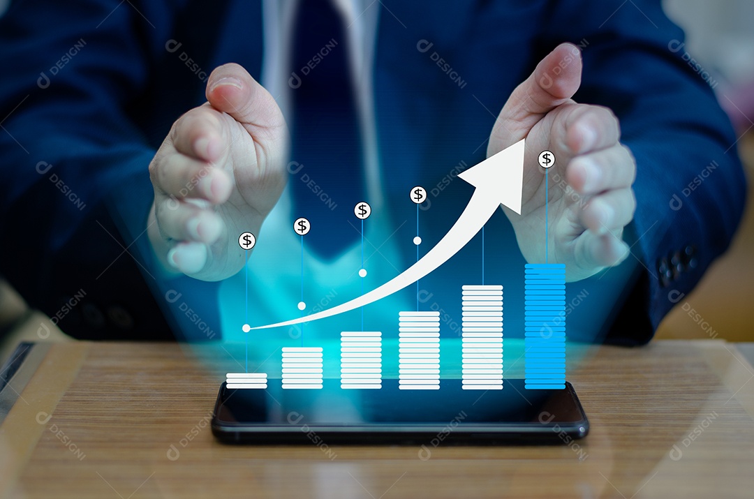 O crescimento das finanças empresariais a gradação do baixo para o alto