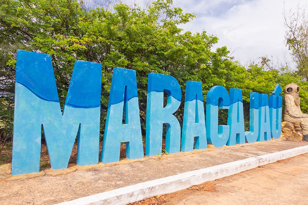 Letreiro de cidade maracajaú