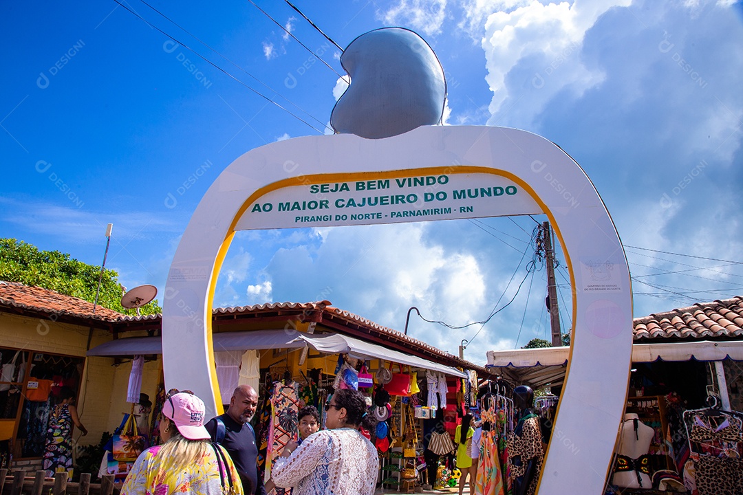 Lugar turístico movimentado