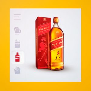 Distribuidora de Bebidas Whisky Red Label Social Media PSD Editável
