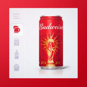 Distribuidora de Bebidas Cerveja Budweiser Social Media PSD Editável