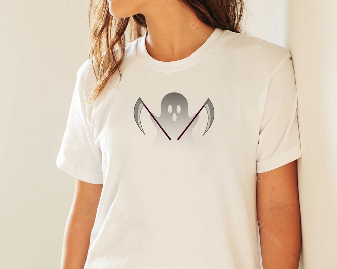 Lettering Halloween Estampas de Camisetas AI Editável