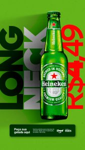 Story Heineken Long Neck Cervejaria Social Media PSD Editável