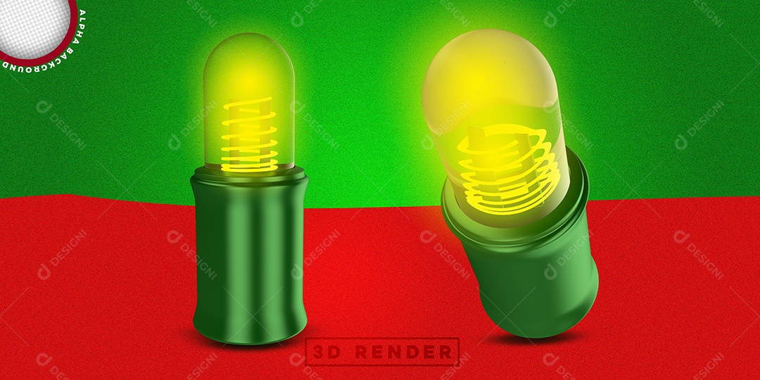 Luzes Natalina Enfeites Pisca Pisca Elemento 3D PSD