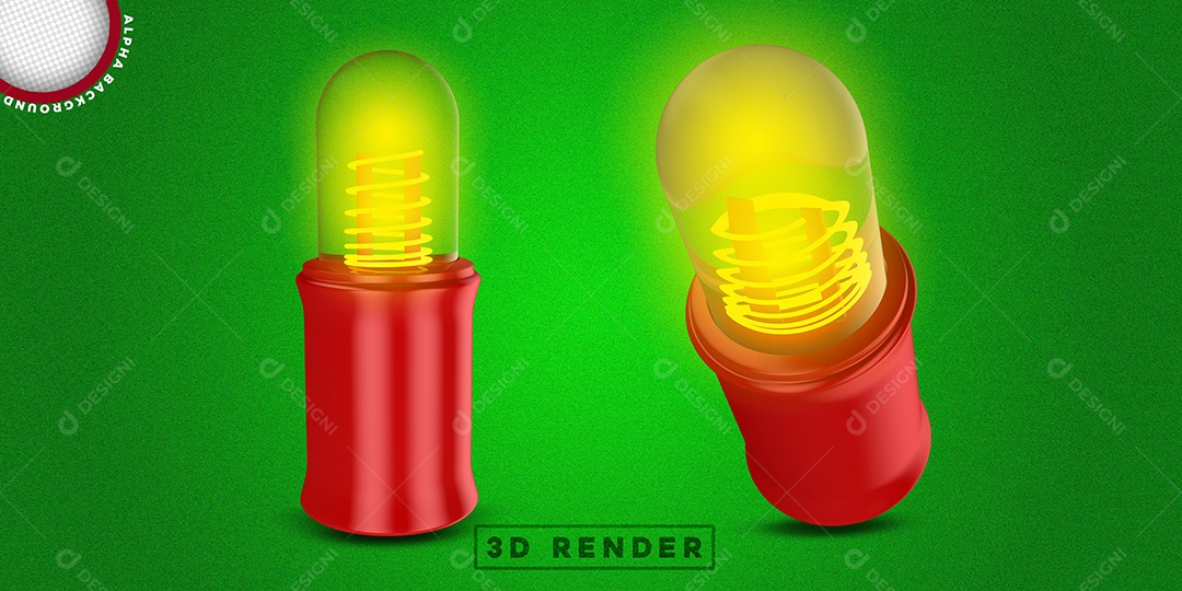Luzes Natalina Enfeites Pisca Pisca Elemento 3D PSD