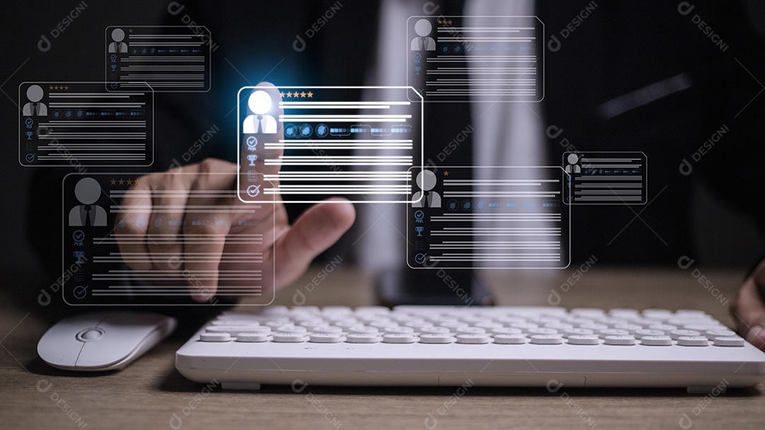 Tecnologia de RH (recursos humanos). Tecnologias online e modernas.