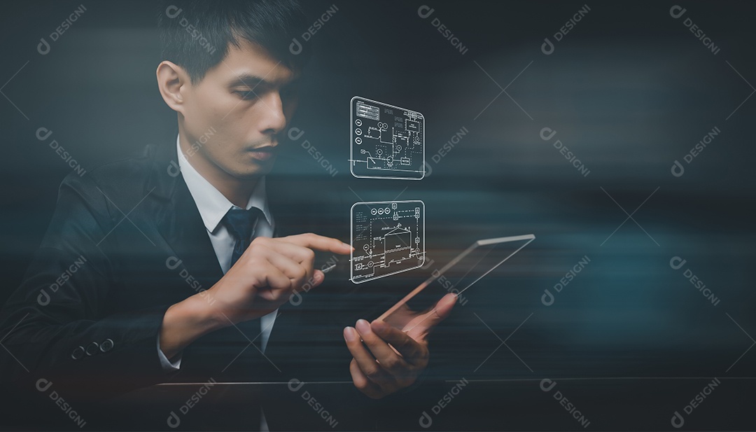 Diagrama de tubulação e instrumento Equipe de controle do sistema Engenheiros