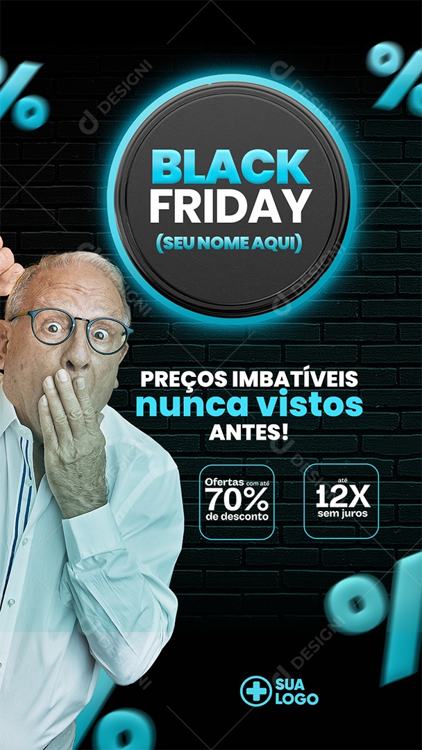 Story Black Friday Farmácia Preços Imbatíveis PSD Editável