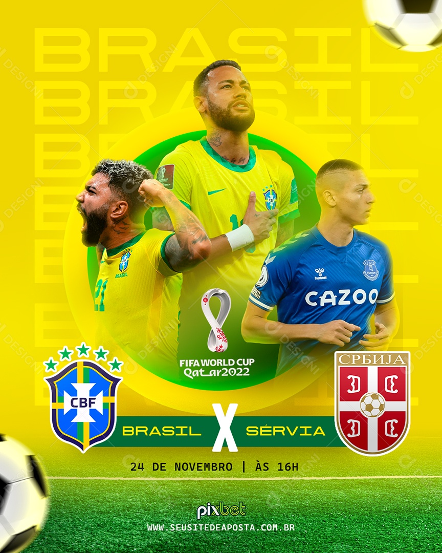 Jogos do Brasil Casa de Apostas Social Media PSD Editábel