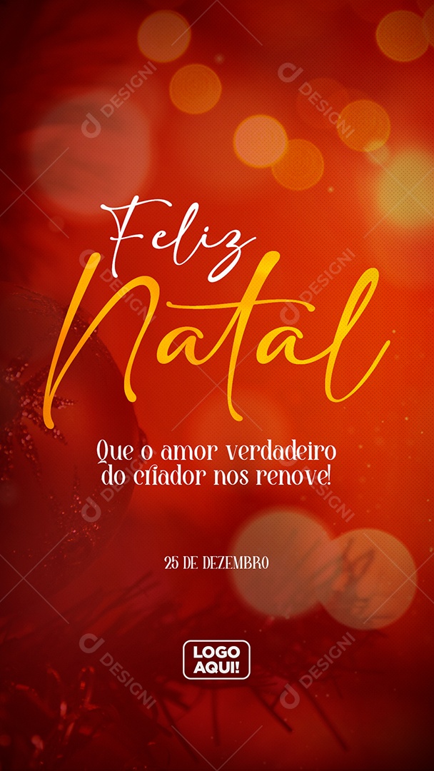 Social Media Merry Christmas Story December 25 Editable PSD