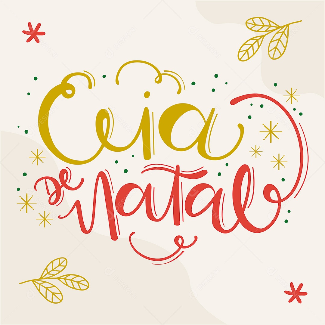 Letreiro Ceia de Natal EPS