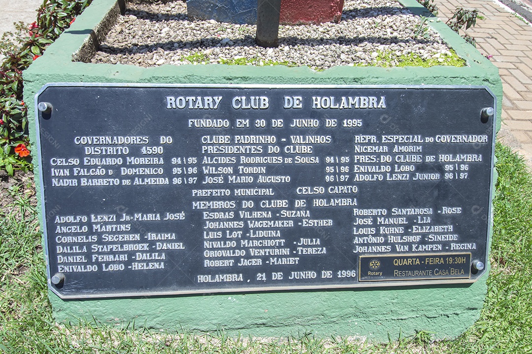 Holambra-sp cidade conhecida por ser a cidade das flores brasileiras da entrada do local.
