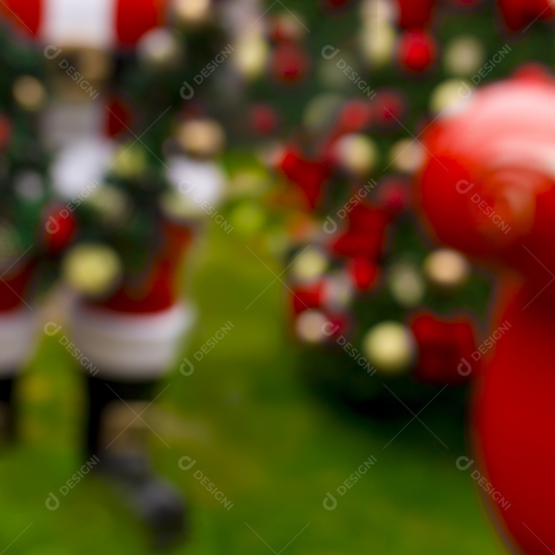 Decoração de cena de Natal Fundo desfocado para imagens de conceito de Natal