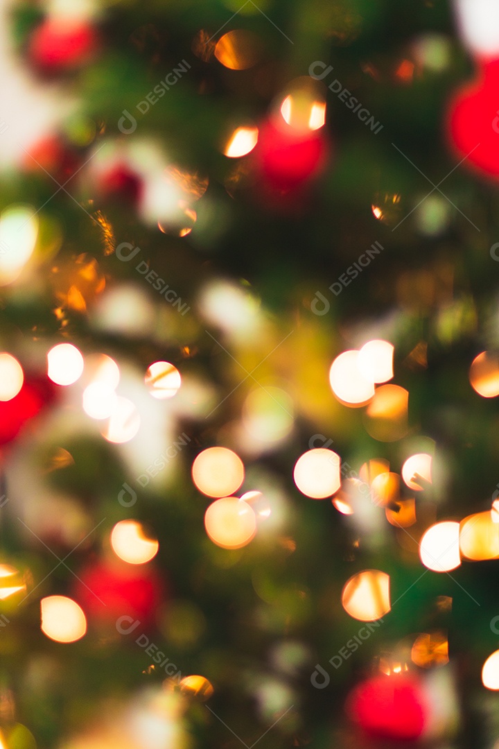 Fundo de Natal embaçado para imagens de conceito. Borrão de natal, espaço para texto.