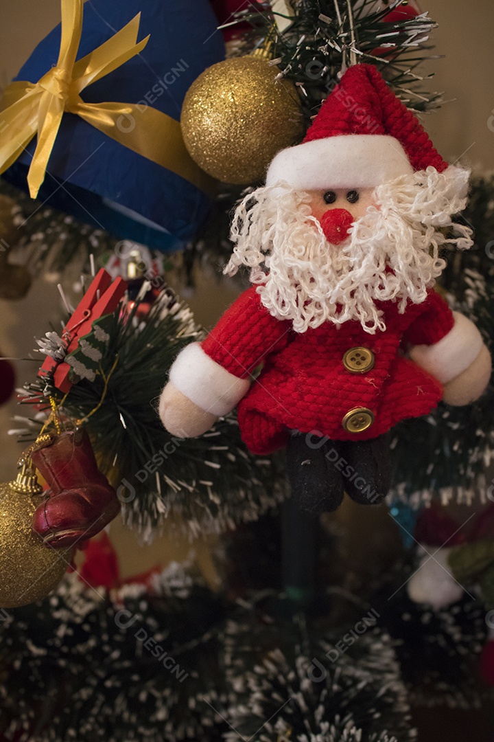 Papai Noel decoração típica de natal do Brasil.