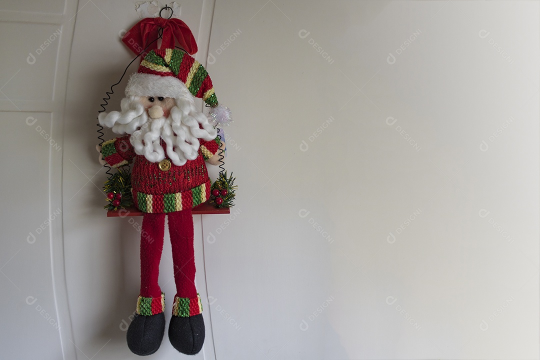 Papai Noel decoração típica de natal do Brasil.