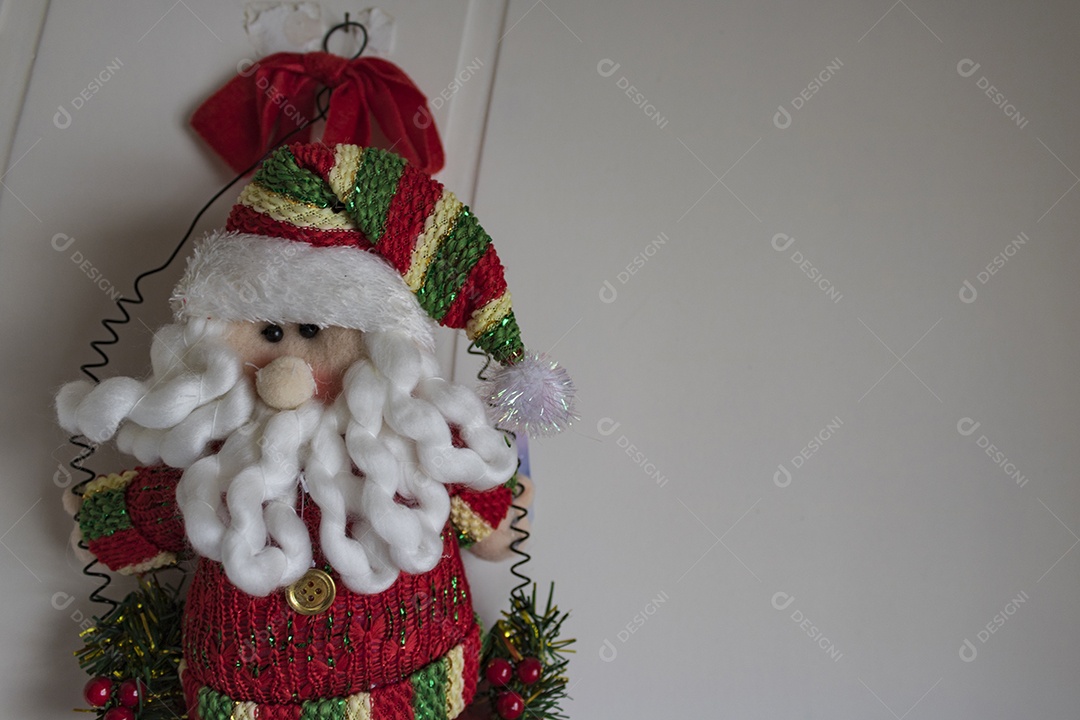 Papai Noel decoração típica de natal do Brasil.