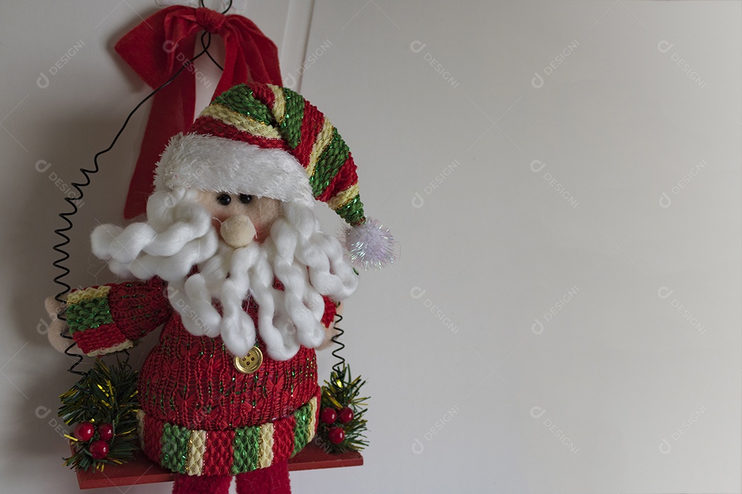 Papai Noel decoração típica de natal do Brasil.