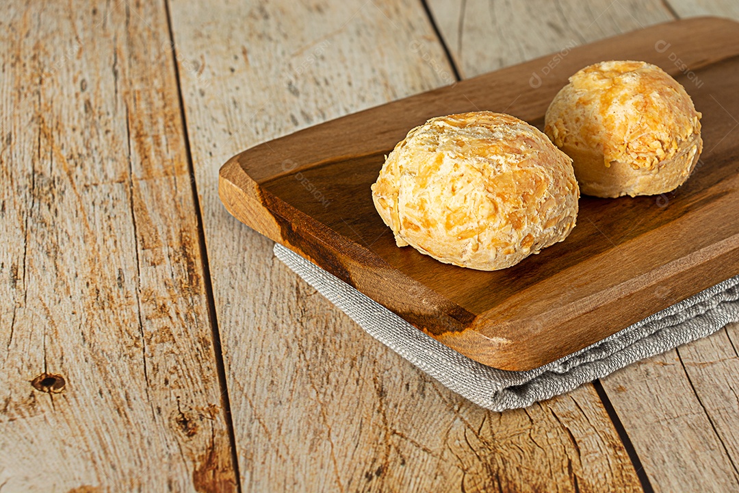 Pão de queijo, uma comida tradicional brasileira feita de queijo