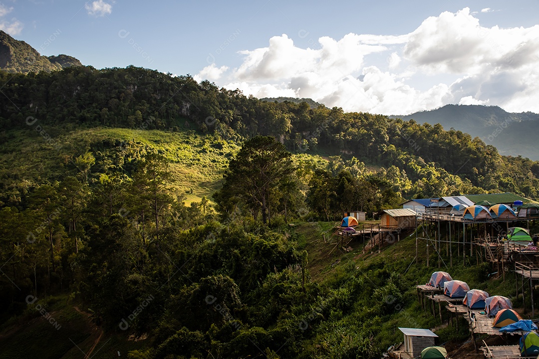 Paisagem da montanha Tailândia