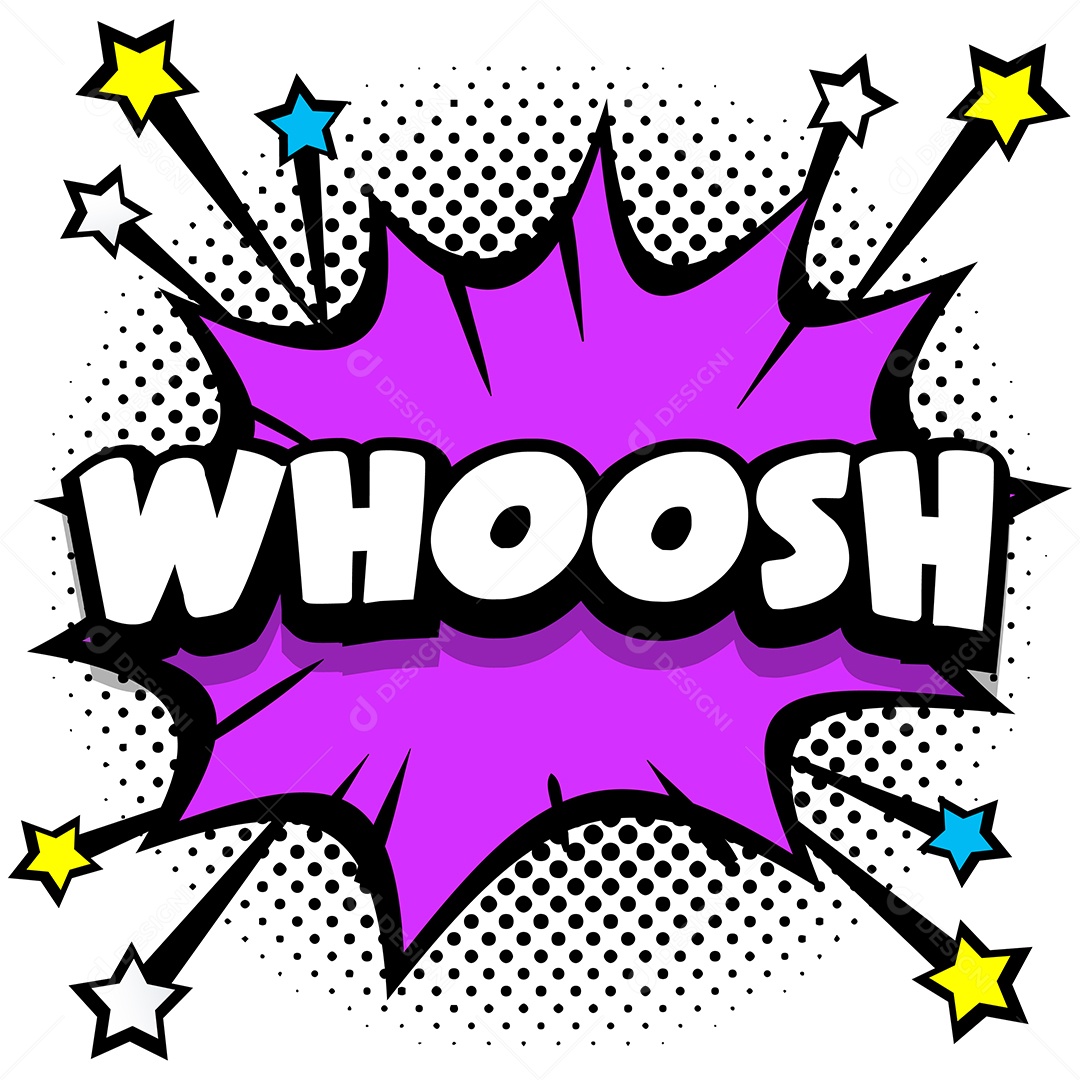 Quadrinhos Bolhas de Fala Livro Whoosh Vetor EPS