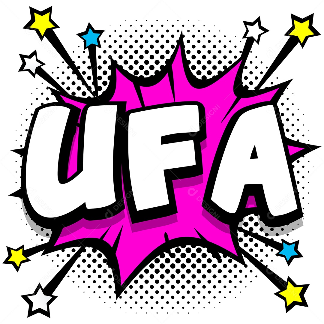 Quadrinhos Bolhas de Fala Livro Ufa Rosa Vetor EPS