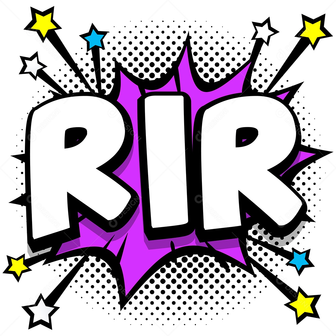 Quadrinhos Bolhas de Fala Livro Rir Roxo Vetor EPS