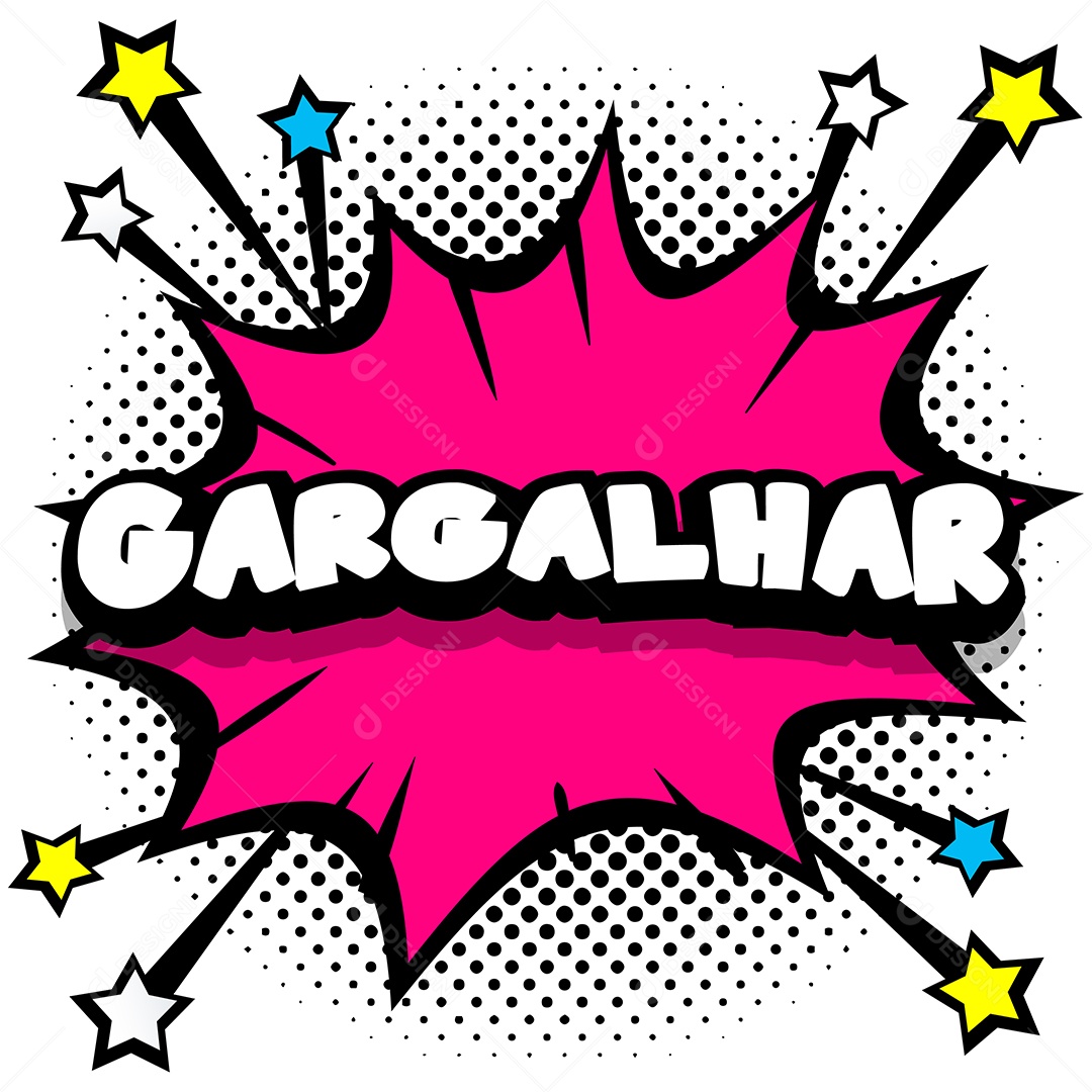 Quadrinhos Bolhas de Fala Livro Gargalhar Vetor EPS