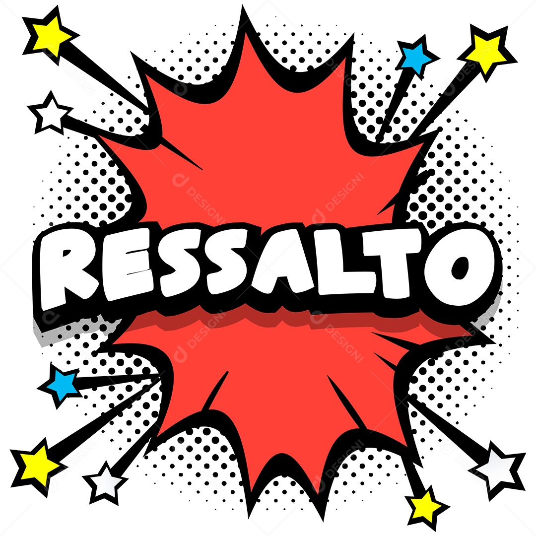 Quadrinhos Bolhas de Fala Livro Ressalto Vermelho Vetor EPS