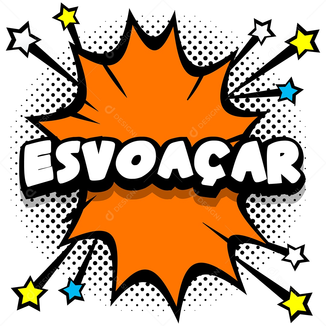 Quadrinhos Bolhas de Fala Livro Esvoaçar Laranja Vetor EPS