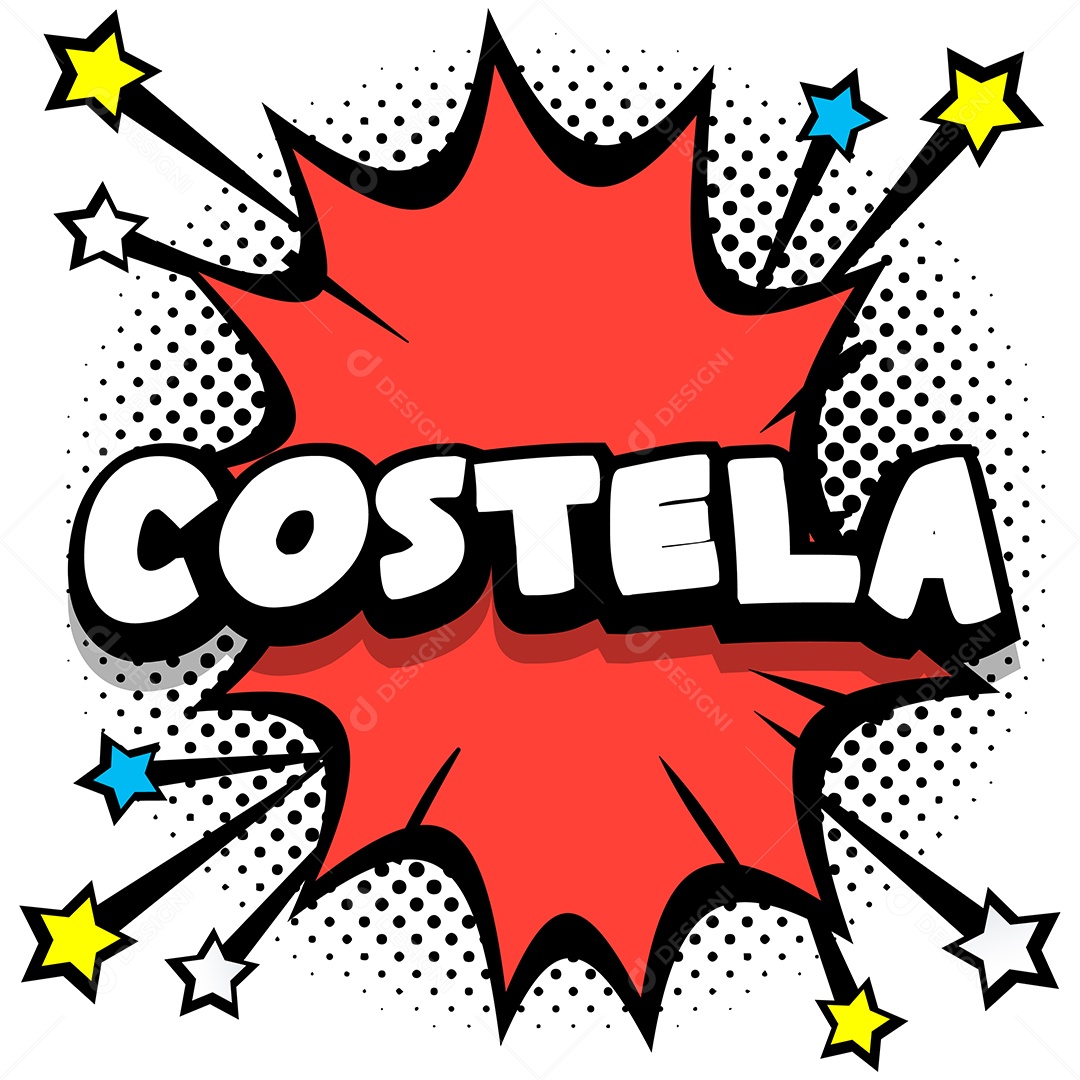 Quadrinhos Bolhas de Fala Livro Costela Vermelho Vetor EPS