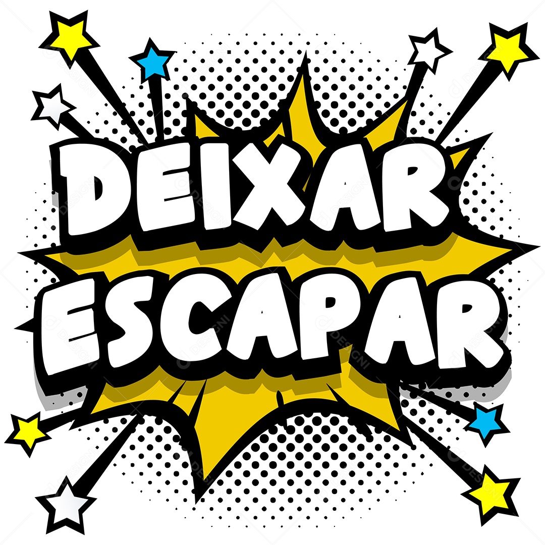 Quadrinhos Bolhas de Fala Livro Deixar Escapar Vetor EPS