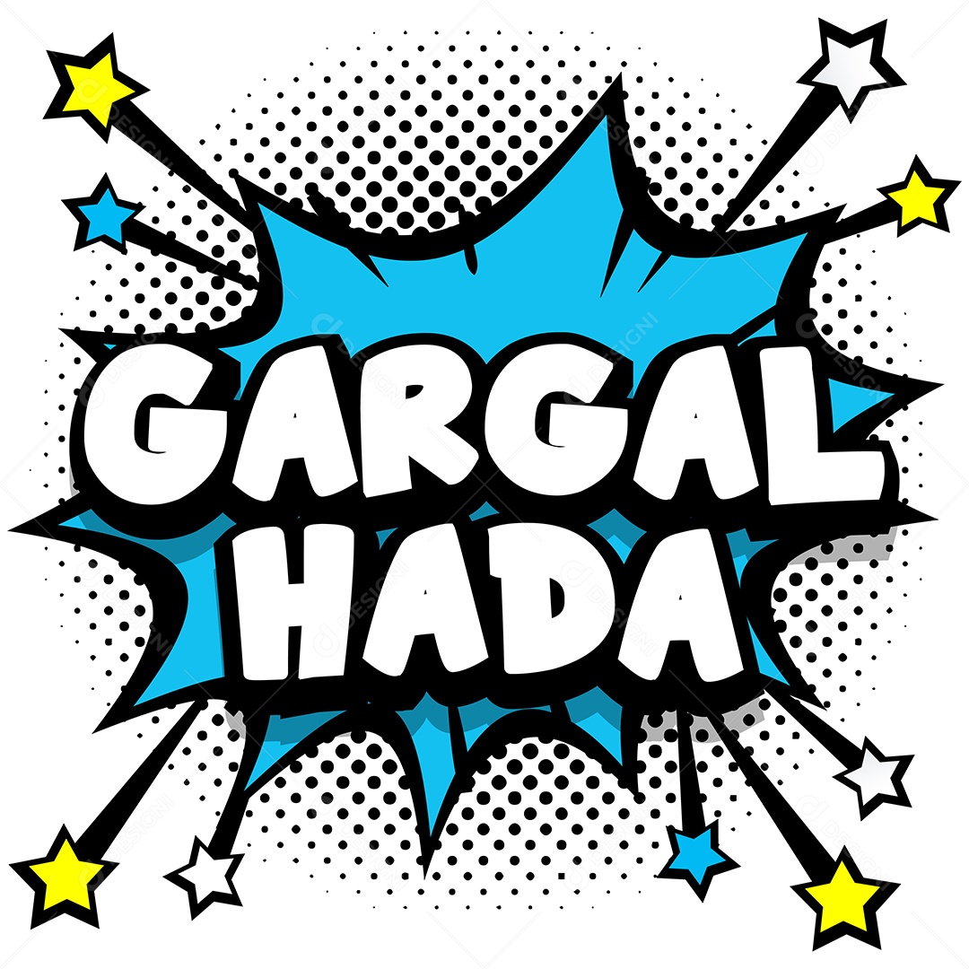 Quadrinhos Bolhas de Fala Livro Gargal Hada Azul Vetor EPS